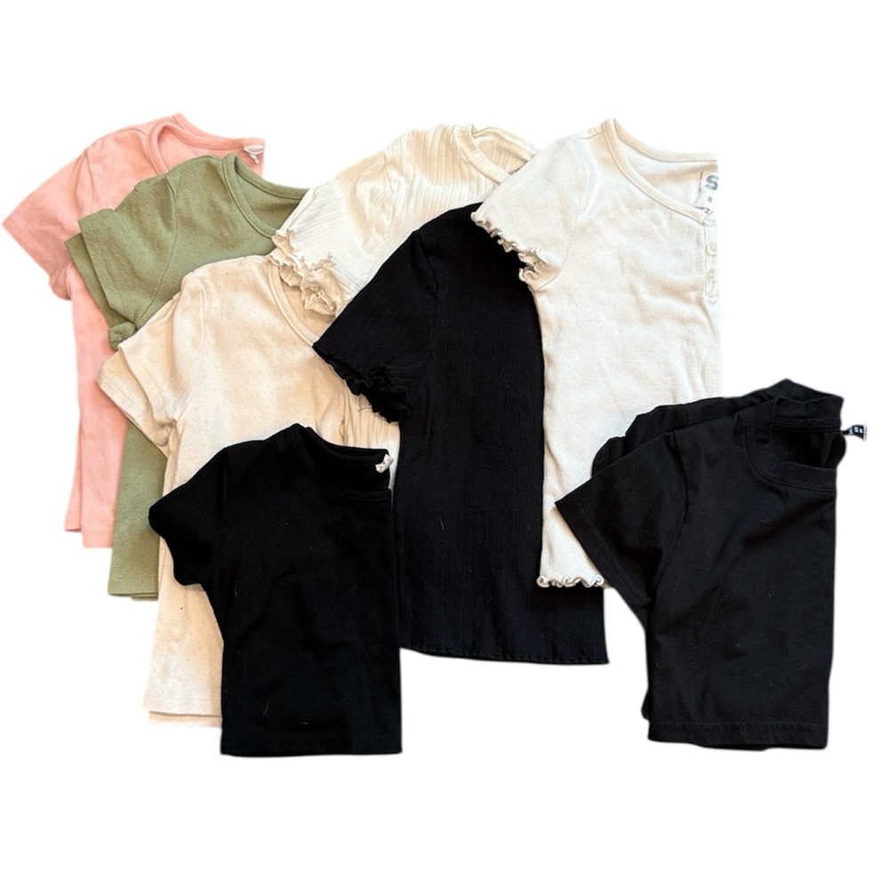 3/$10 ☀️ Lot of Short Sleeved and Crop T-Shirts for Girls